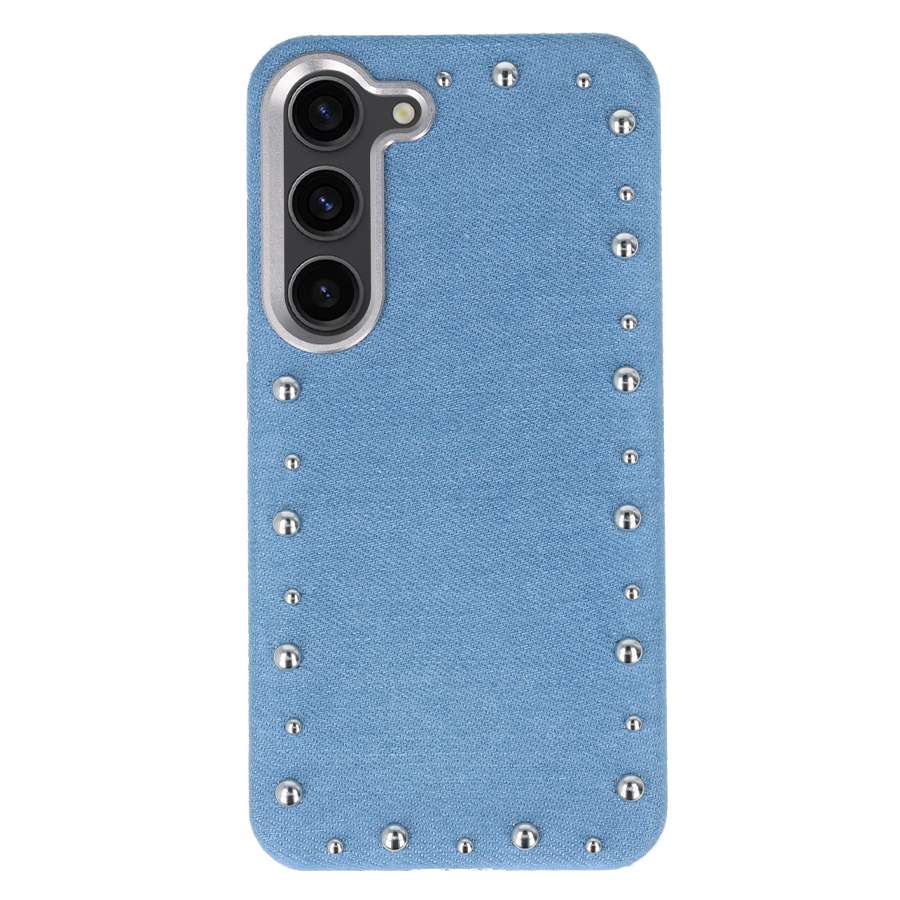 Funda Denim MagBattery para Samsung Galaxy S23 — vista frontal con acabado vaquero
