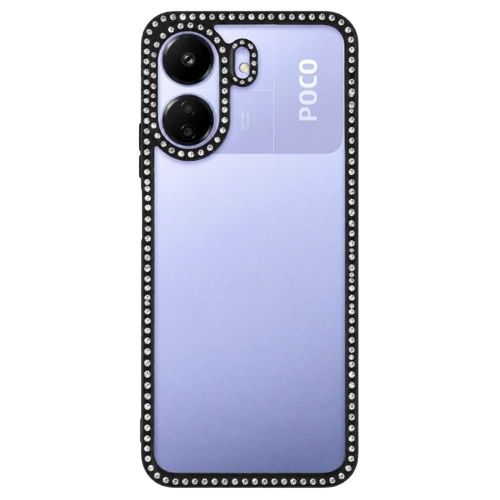 Funda Bumper Perlitas para Xiaomi Poco C65