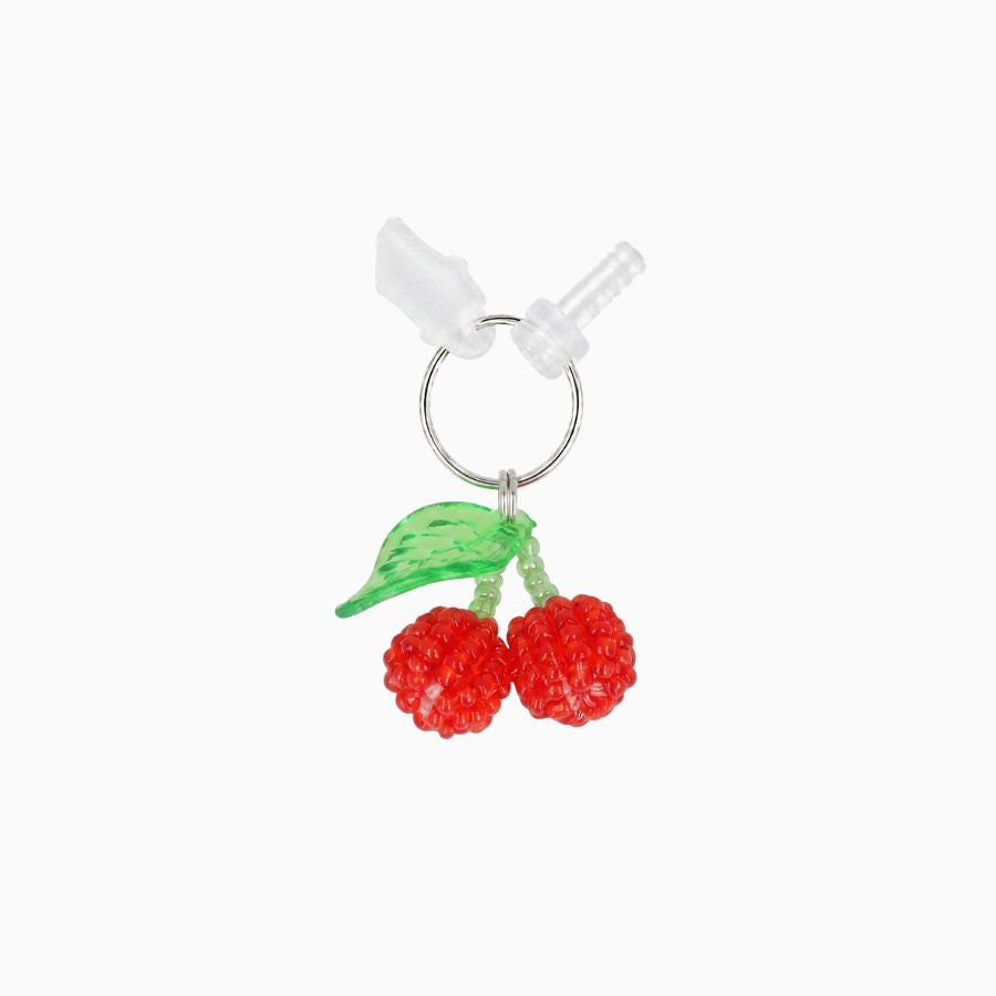 Mini Charm Tapa Polvo - Cherry