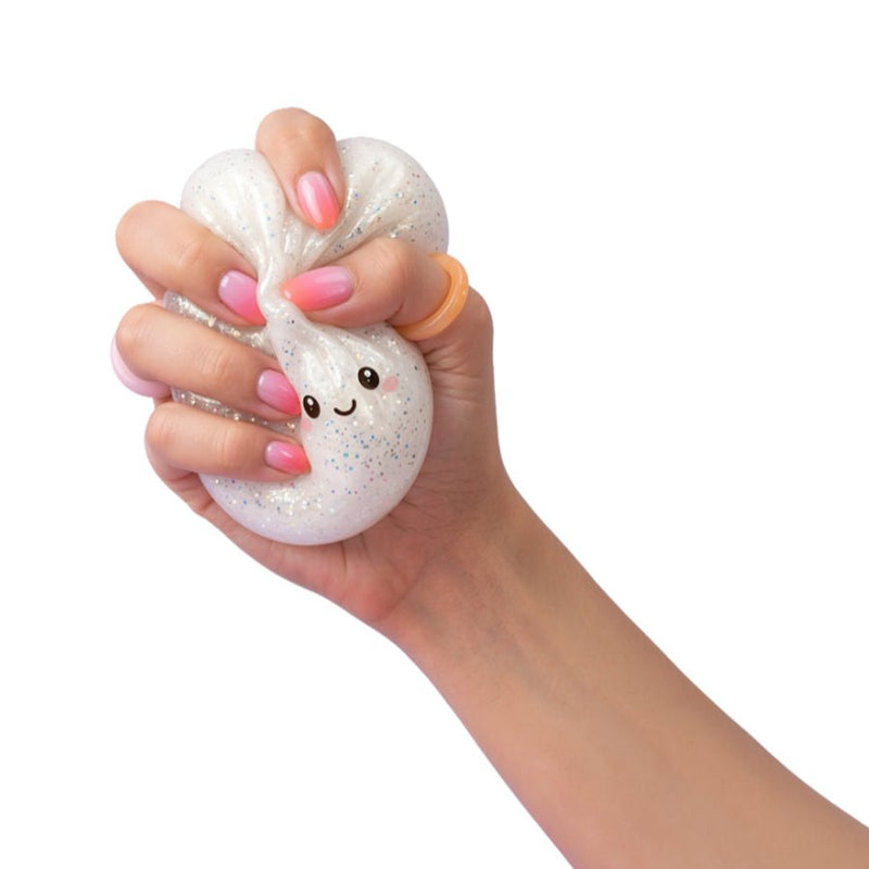 Dumpling squishy mystery tropic detalle acabado glitter

