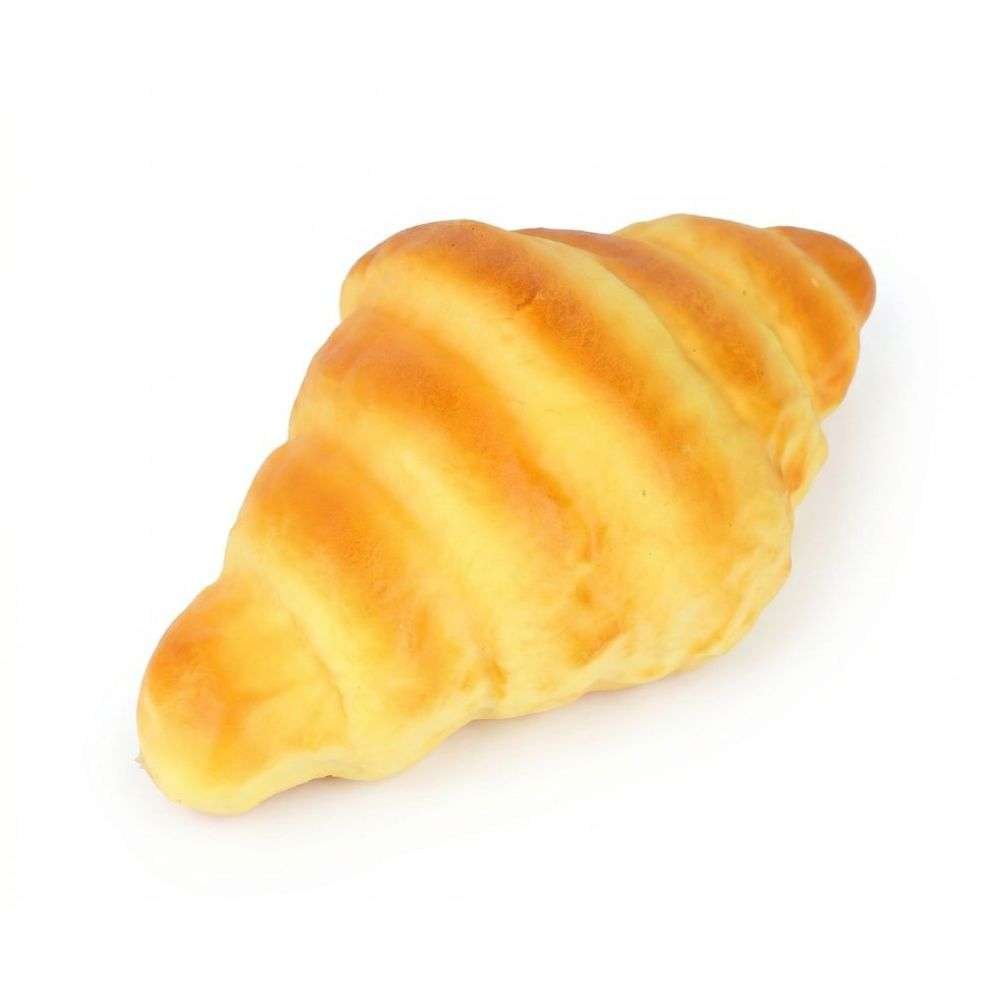 Squishy con olor a croissant antiestrés vista frontal
