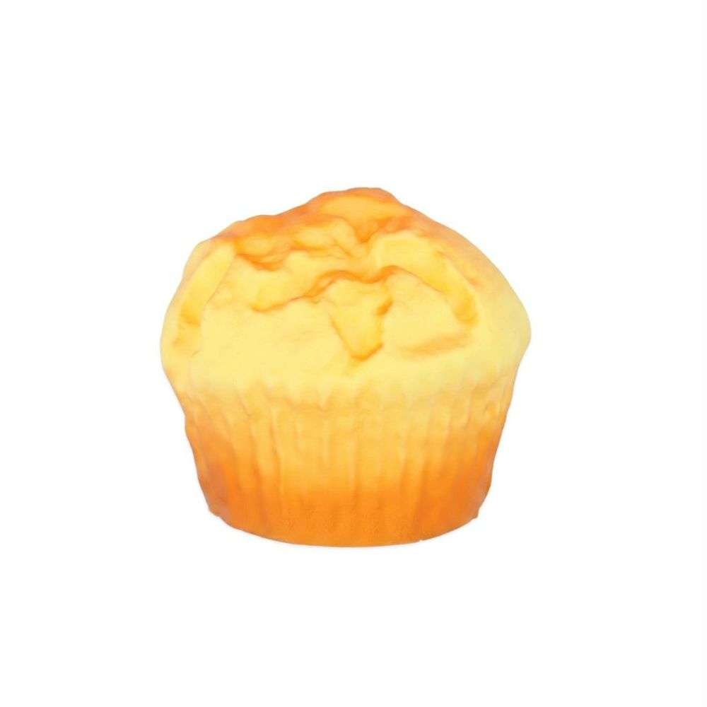 Squishy con olor a muffin antiestrés vista frontal
