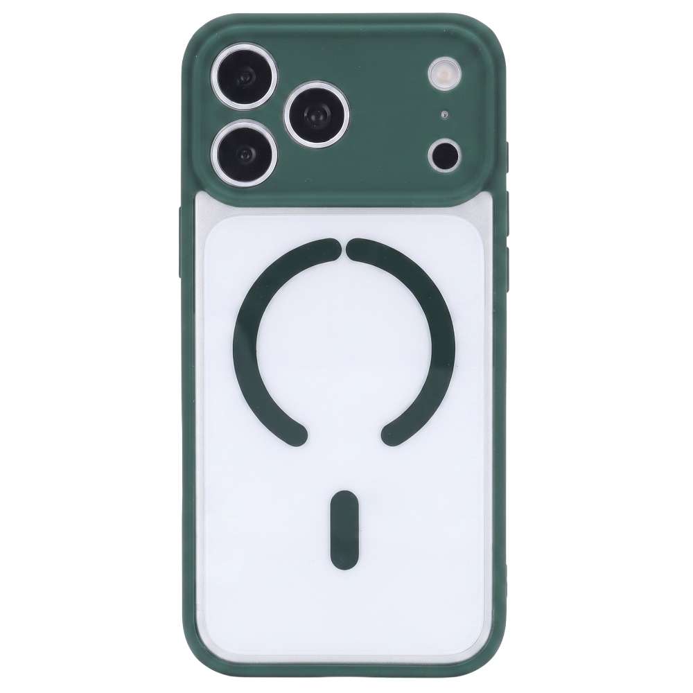 Funda Bumper Compatible con Magsafe con Cubre cámara para iPhone 18 Pro Max