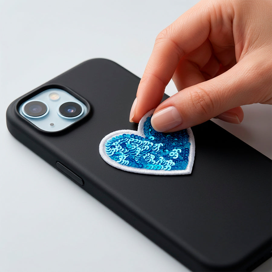 Sticker Customize - Blue Heart