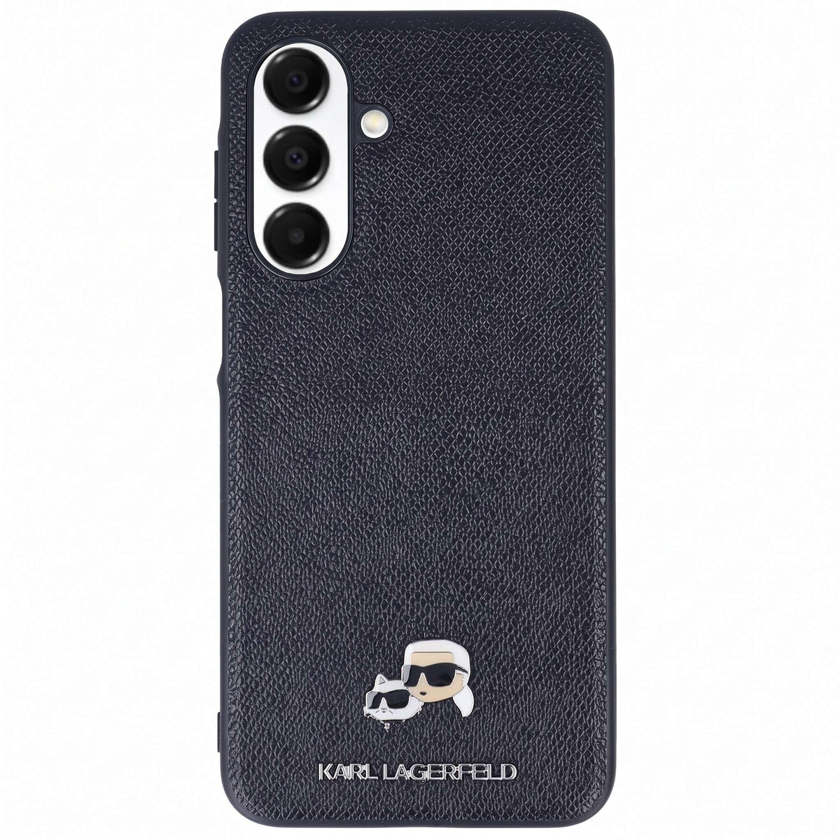Funda Karl Lagerfeld negra para Samsung Galaxy A17, colaboración La Casa de las Carcasas x Karl Lagerfeld