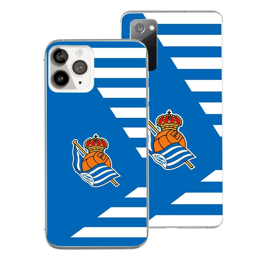 Cover Ufficiale Real Sociedad - Fondo Rayas y Escudo