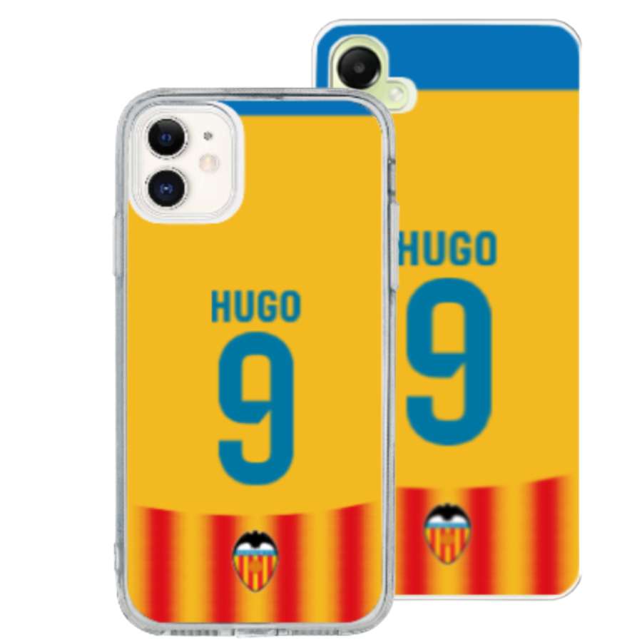 Funda Oficial del Valencia C.F. - Personaliza Tu Funda Edición Senyera