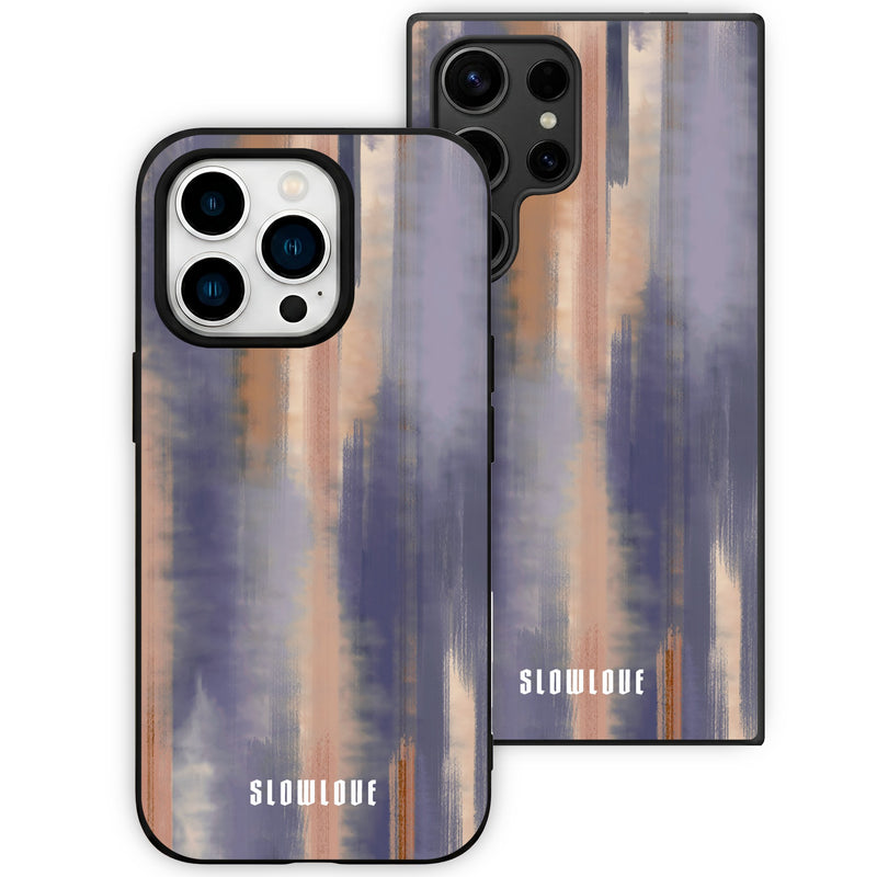Funda Glass Slowlove Degradado Blue - Detalle del acabado en cristal