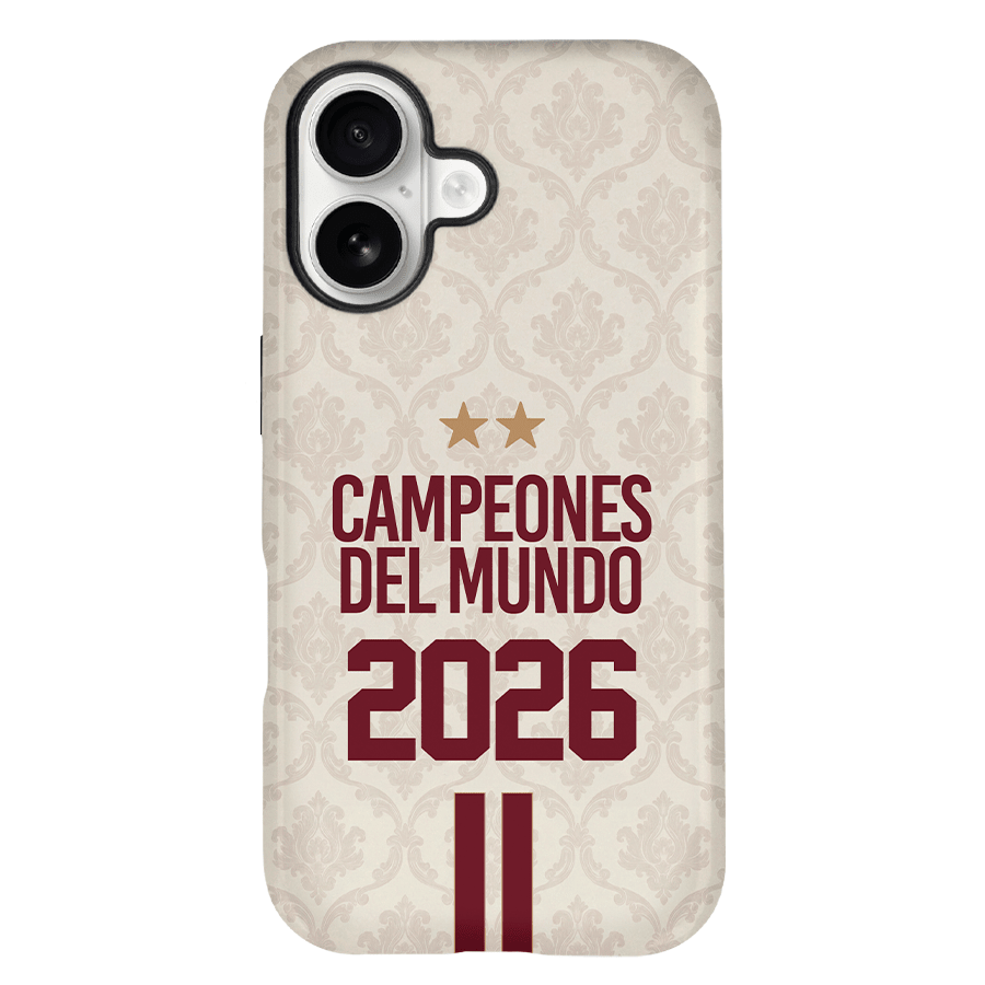 Funda Tough España Mundial - Campeones Blanca