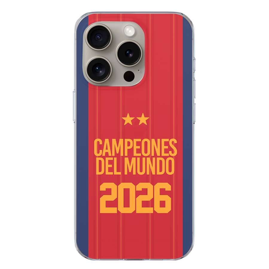 Funda España Mundial - Campeones Roja