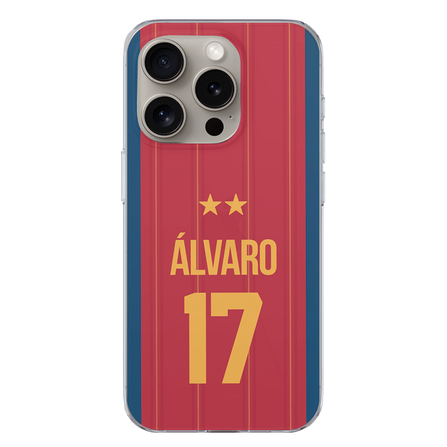Funda Personalizada España Mundial - La Roja Estrellas