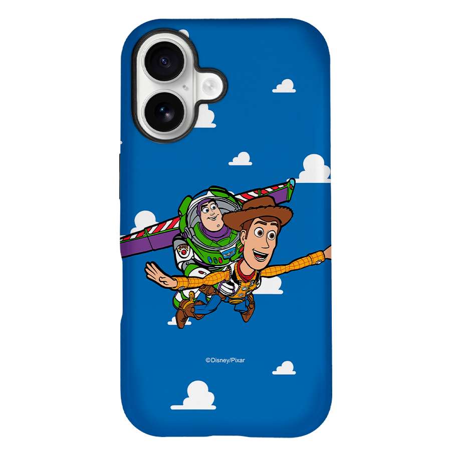Funda Tough Toy Story Flying Buzz y Woody volando para móvil
