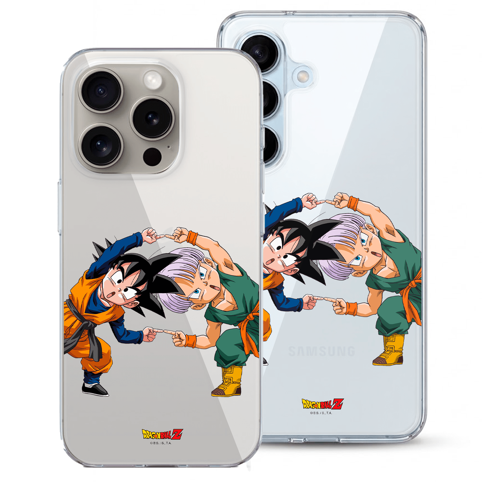 Detalle del diseño de la funda Dragon Ball Z Fusión
