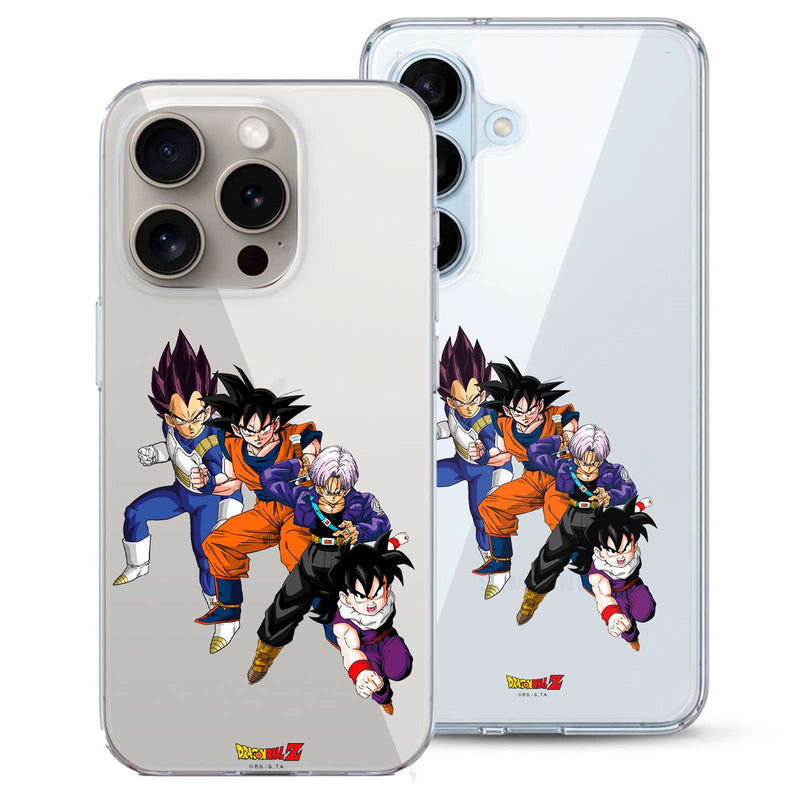 Funda oficial Dragon Ball Z Padres e Hijos Goku y Gohan para móvil
