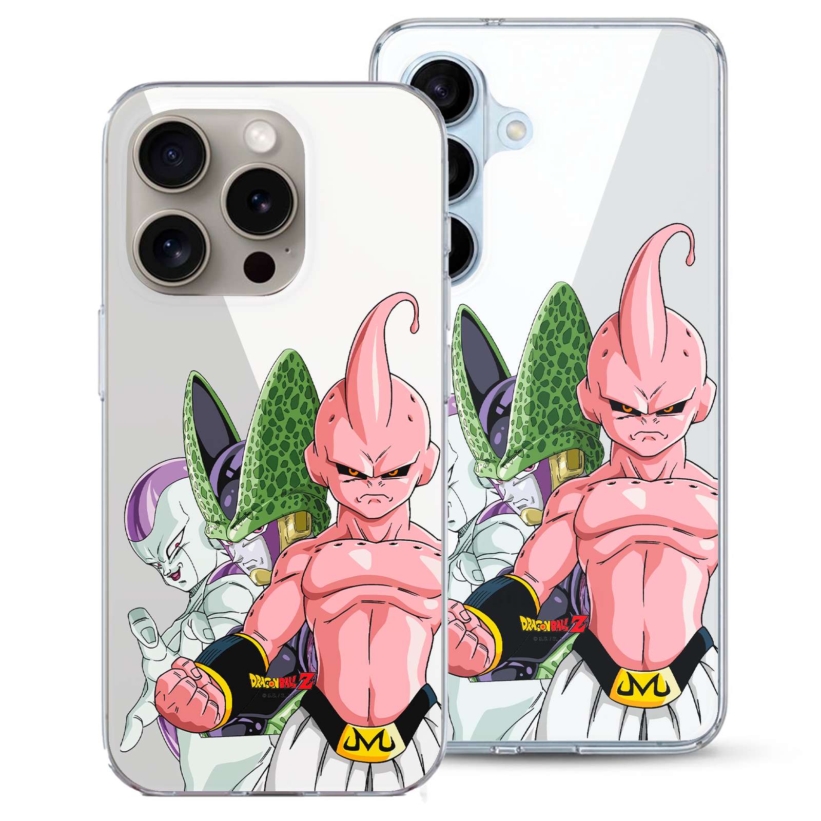 Funda oficial Dragon Ball Z villanos Boo Cell y Freezer para móvil
