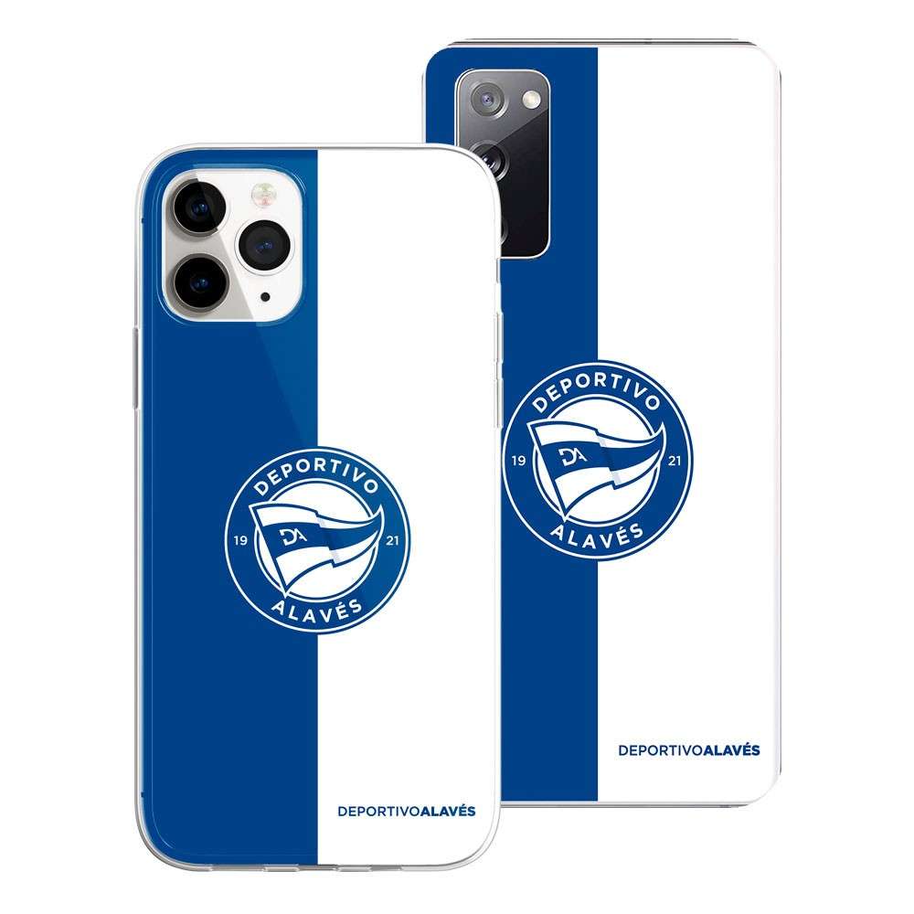 Cover Ufficiale Deportivo Alavés - Escudo Con Fondo Bicolor