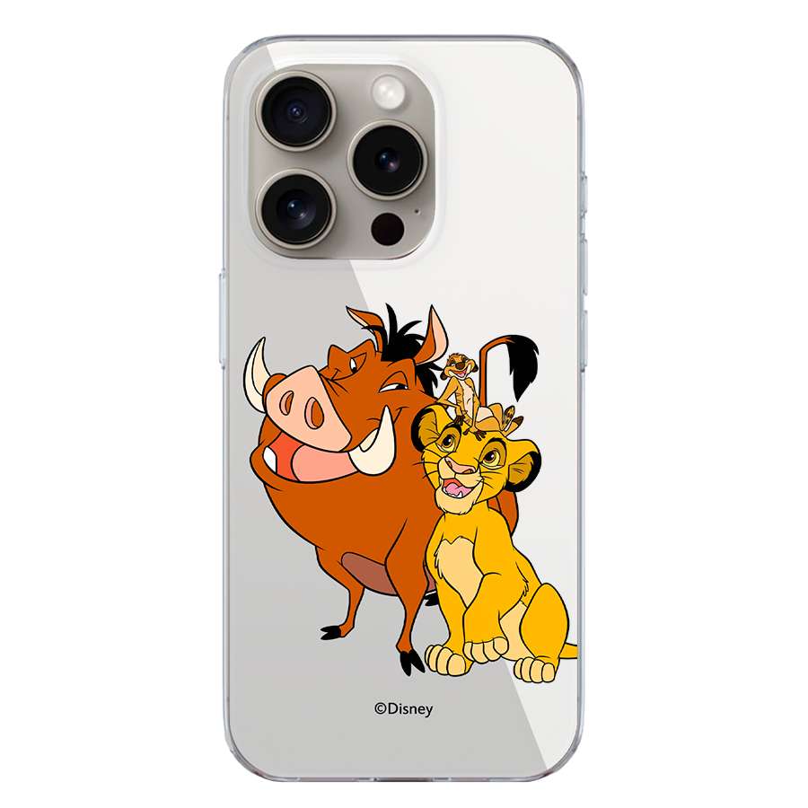 Funda oficial El Rey León con diseño Hakuna Matata para móvil
