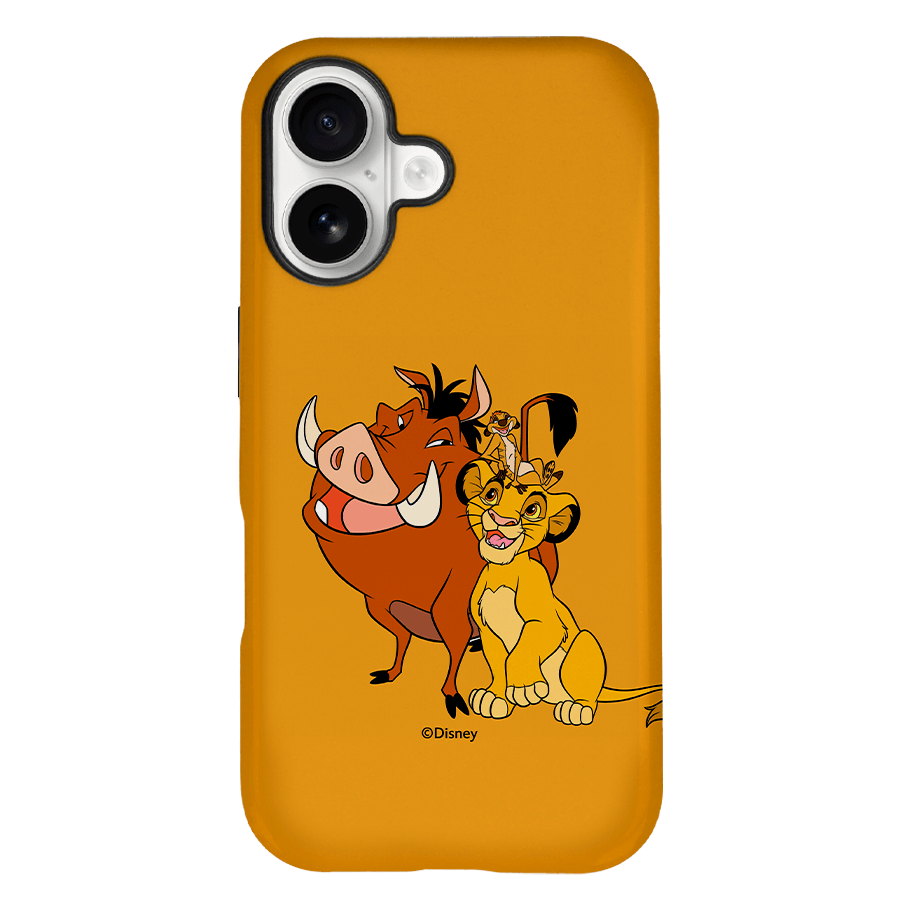 Funda tough El Rey León Hakuna Matata detalle del diseño Disney
