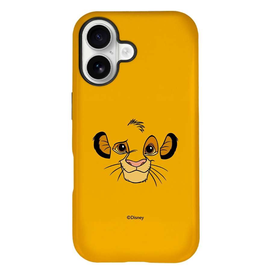 Funda tough oficial El Rey León con diseño de Simba para móvil
