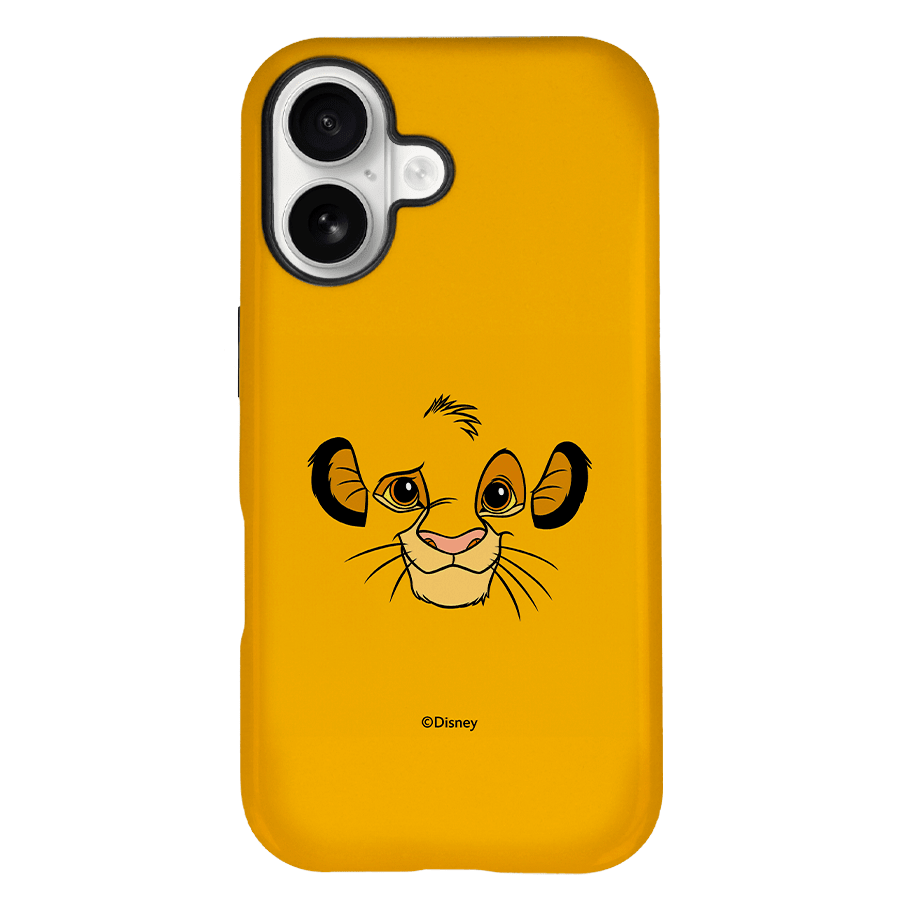 Funda tough El Rey León Simba detalle del diseño Disney oficial
