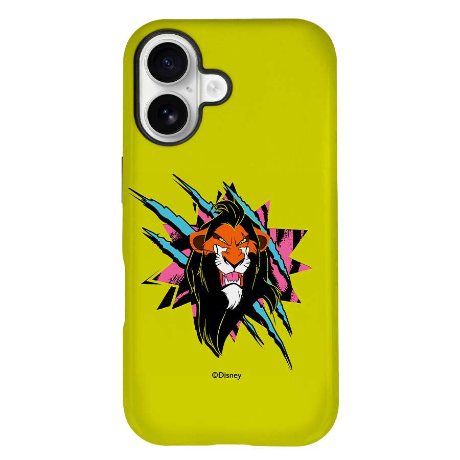 Funda tough oficial El Rey León con diseño de Scar villano Disney para móvil
